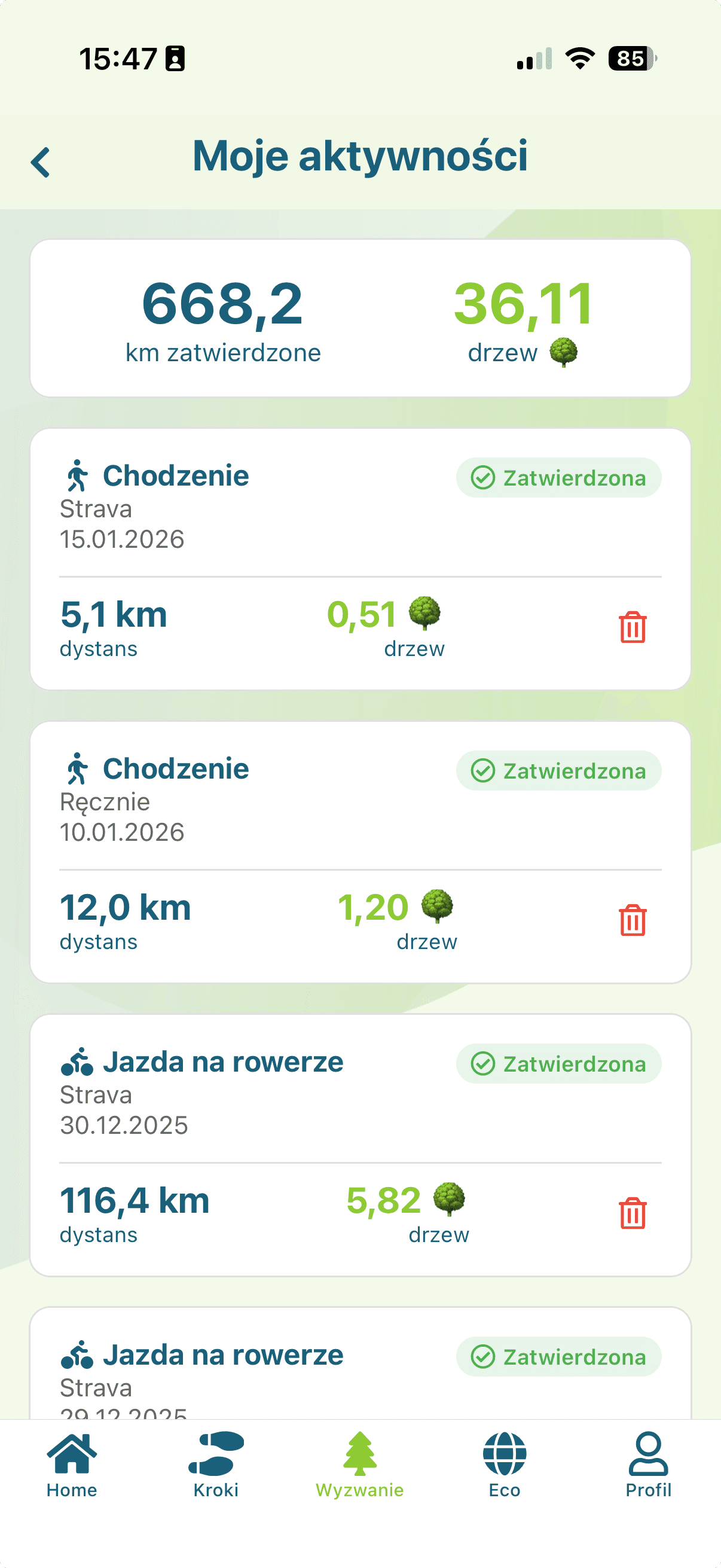 Integracja ze Stravą