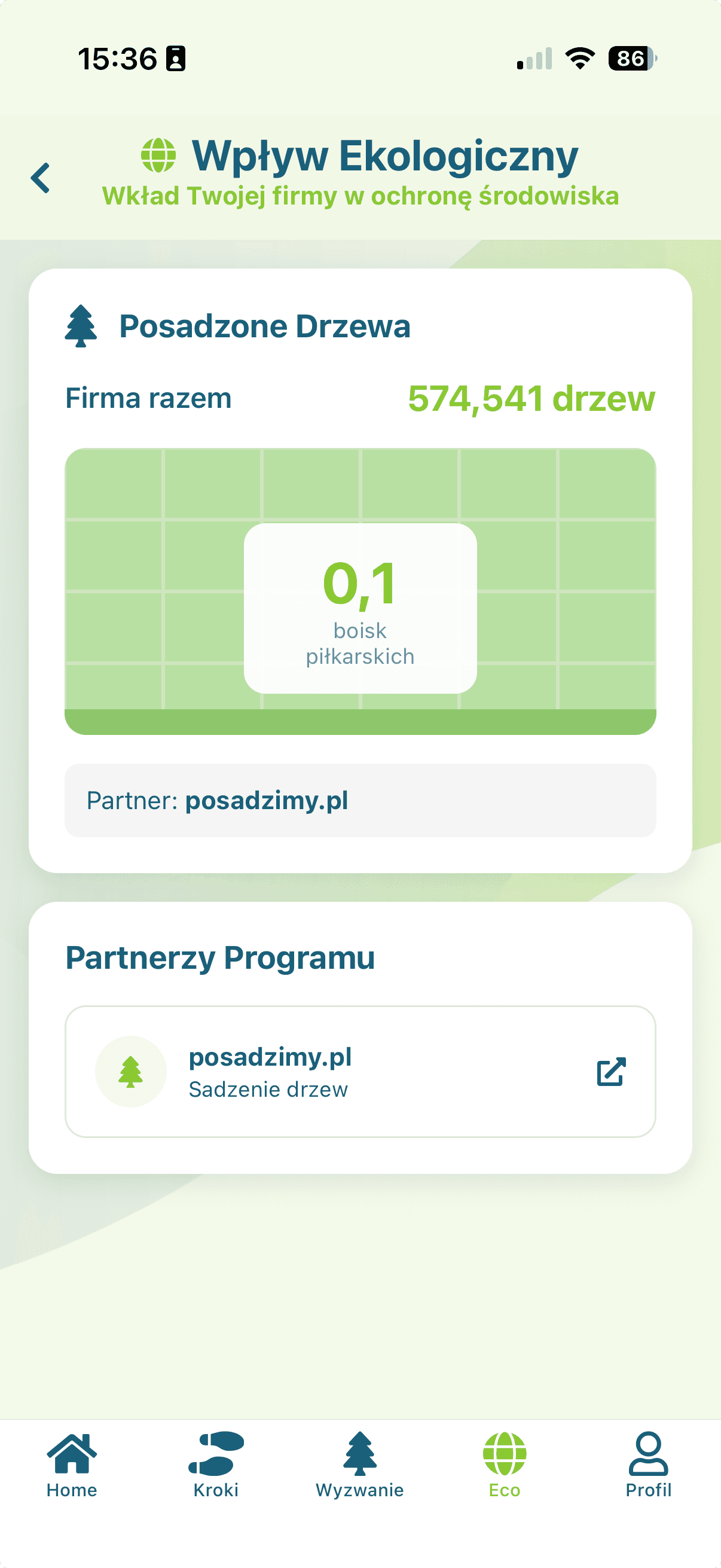 Ekologiczny wpływ